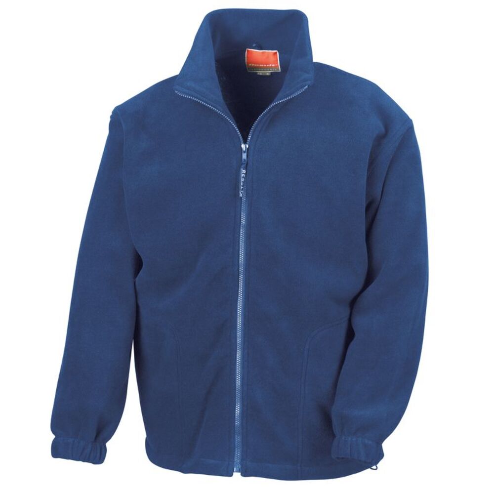 Result Mens Full Zip Casual Winter Warm Active Fleece Anti Pilling Jacket / Roya